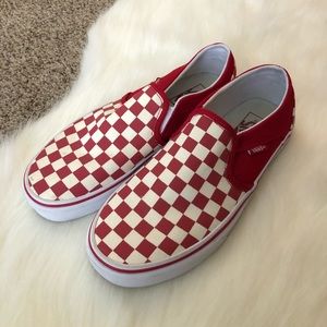red checkered vans